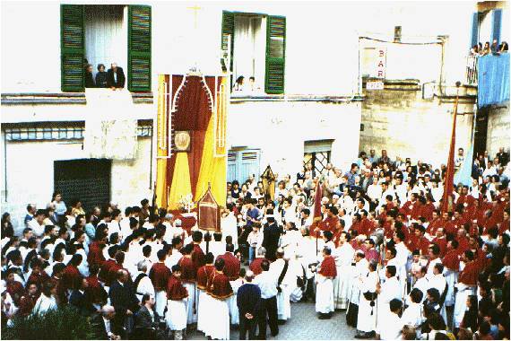 Festa patronale dell’Ottavario del Corpus Domini: le origini della festa nella tradizione orale