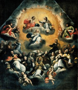 C. Rosa (attr.), Gloria della Vergine, chiesa della Madonna delle Grazie
