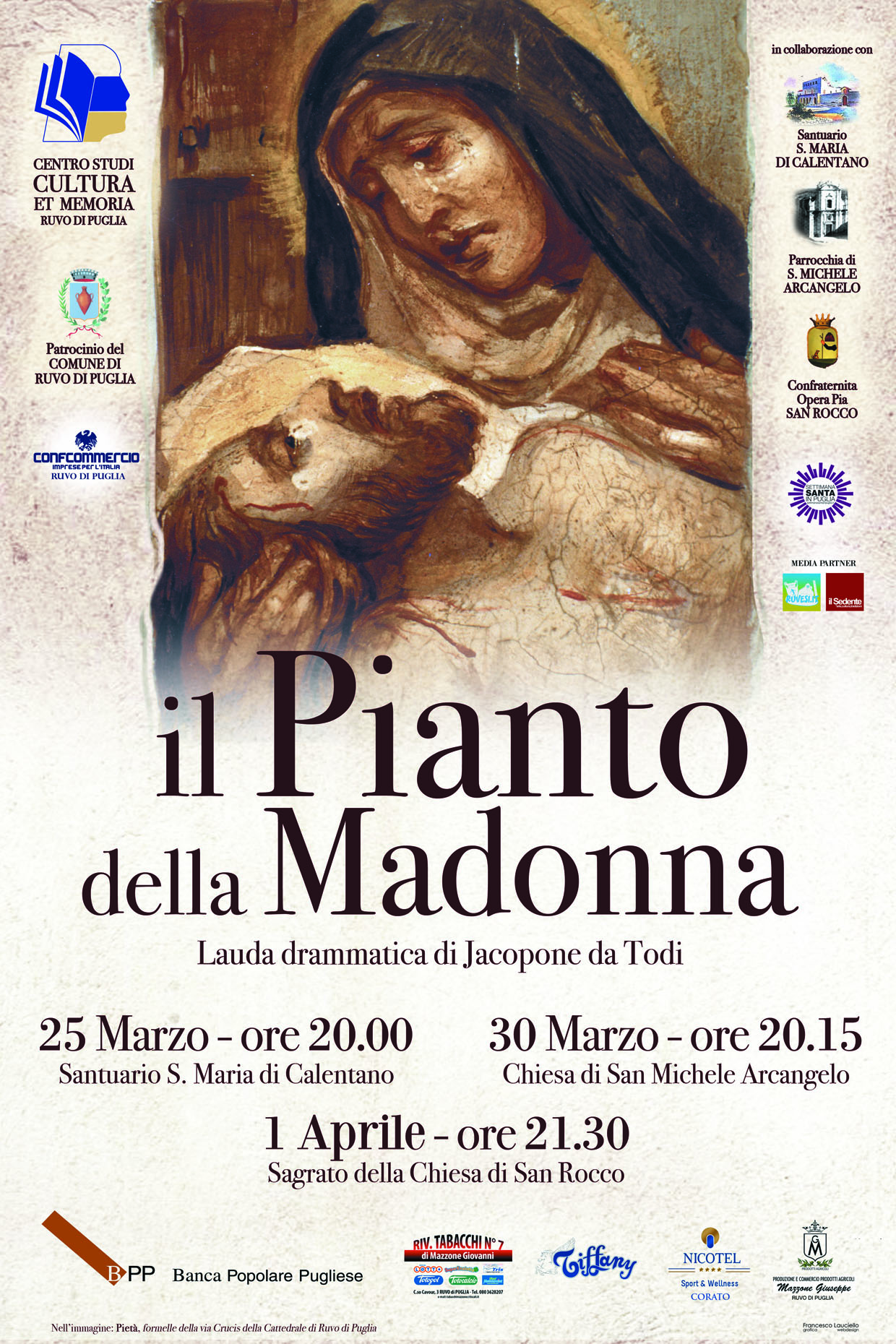 Il Pianto della Madonna: la lauda di Jacopone da Todi a Calentano.