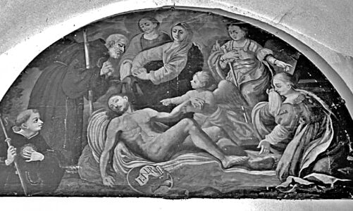 1937 – Visita alla cappella della Vergine dei Sette Dolori nella Cattedrale di Ruvo di Puglia